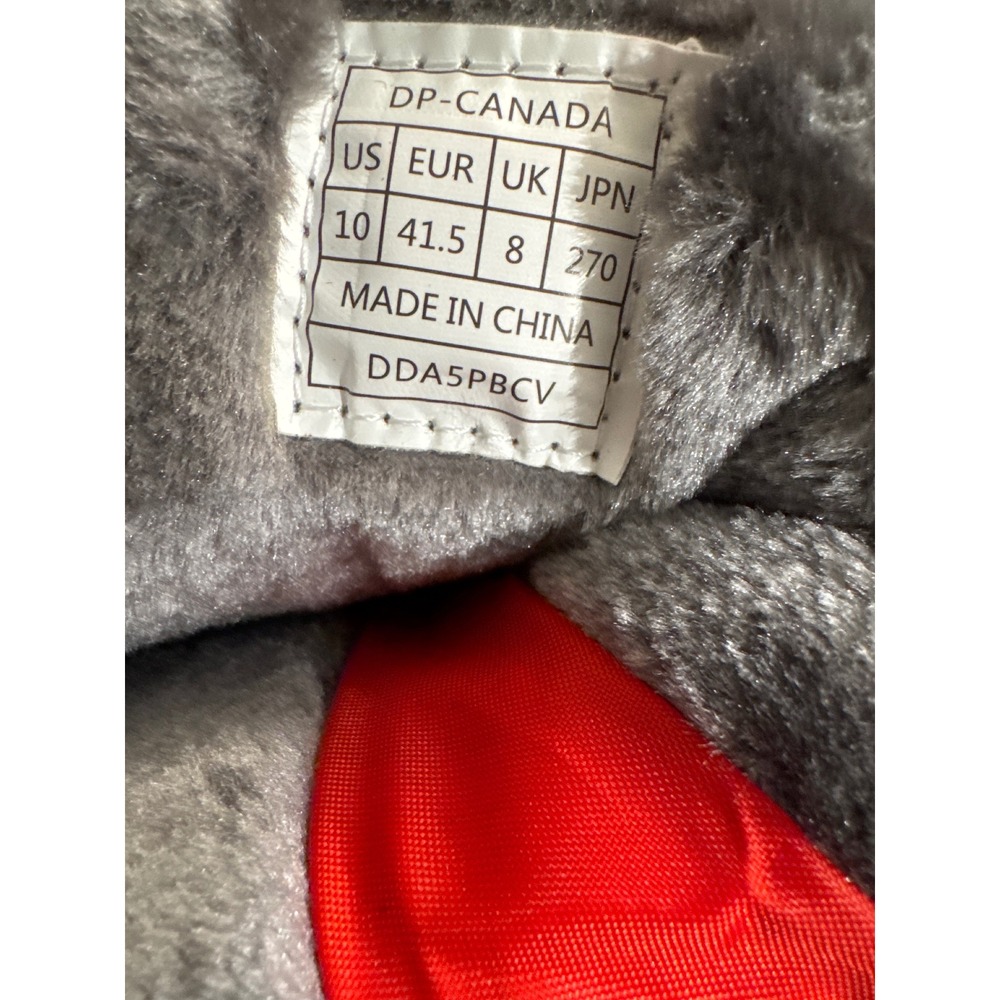 Dream Pairs DP-CANADA Red Black Faux Fur Lined Winter Snow Boots Womens 10 NEW - Picture 3 of 16